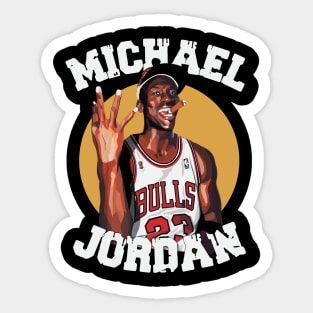 Michael Jordan Aesthetic Tribute 〶 Sticker